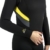 Cressi Damen Tauchanzug Castoro 5 mm mit Rückenreißverschluss, Schwarz/Gelb/Grau, S, LR106702 - 
