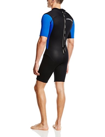 Cressi Herren  Overall Med X Shorty, Black/White/Blue, L, LV437004 - 