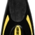 Cressi Unisex Schnorchel Flossen Palau, schwarz/gelb, M/L-41/44, CA115141 - 